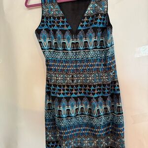 White House Black Market Metallic Dress